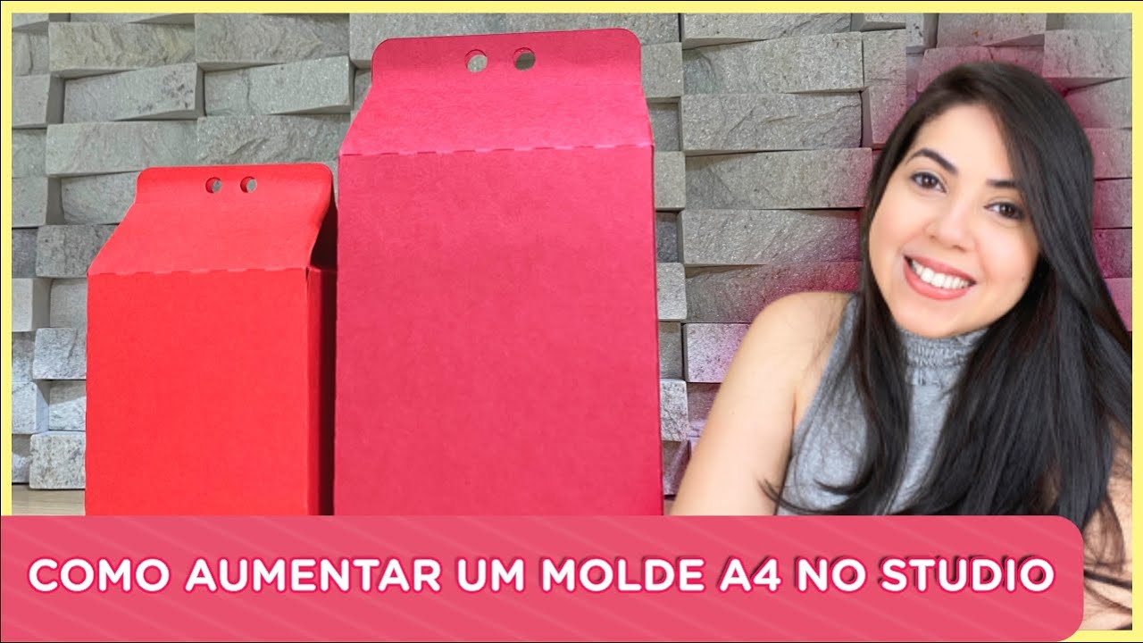 COMO AUMENTAR UM MOLDE A4 NO STUDIO