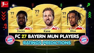FC 27 Bayern Munchen Players Ratings | My Ratings 🔴 FT. DAVIES, OLISE, KANE, ...ETC