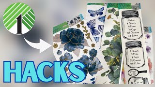 GENIUS Dollar Tree DIY Crafts using WALL DECALS