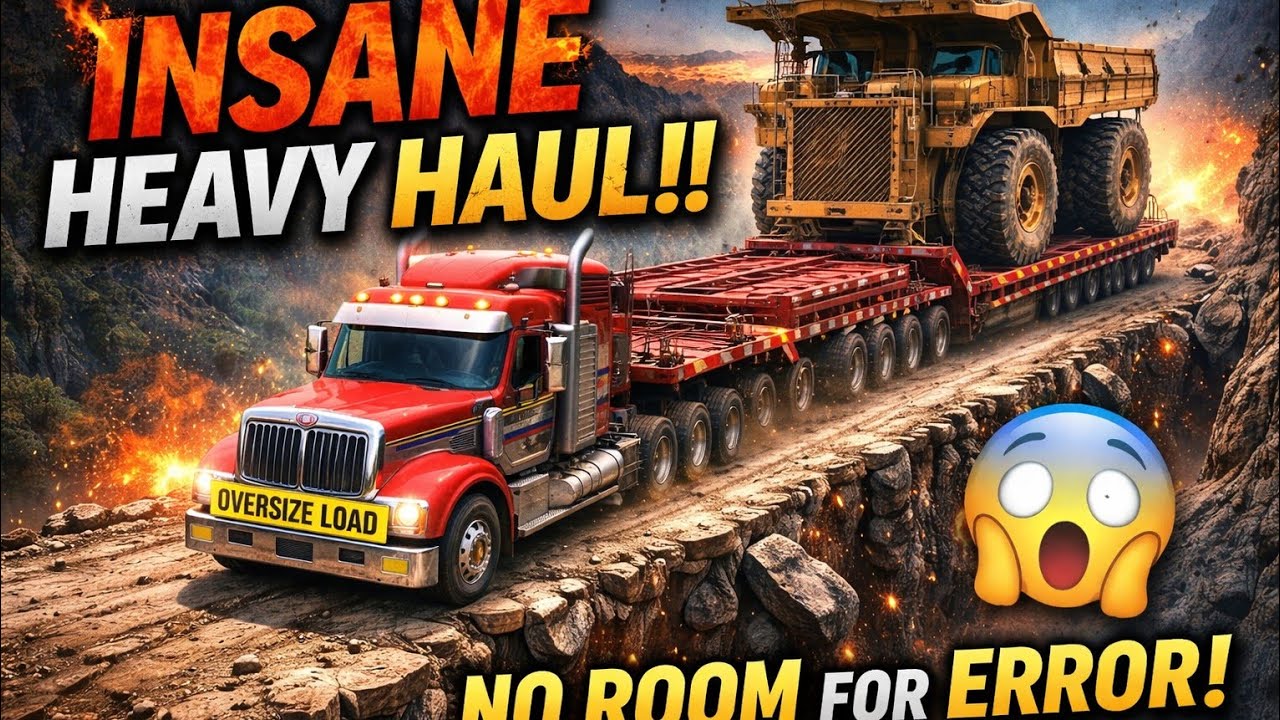Heavy Haul Trucking Experience in Truck Simulator Game | World’s Heaviest Oversized Load Transport 😱
