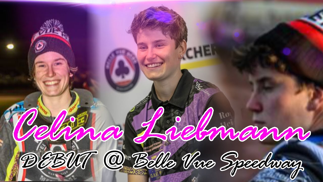 Female Speedway Rider Celina Liebmann - Debut at Peter Craven Memorial Meeting 2024 - Heat 2