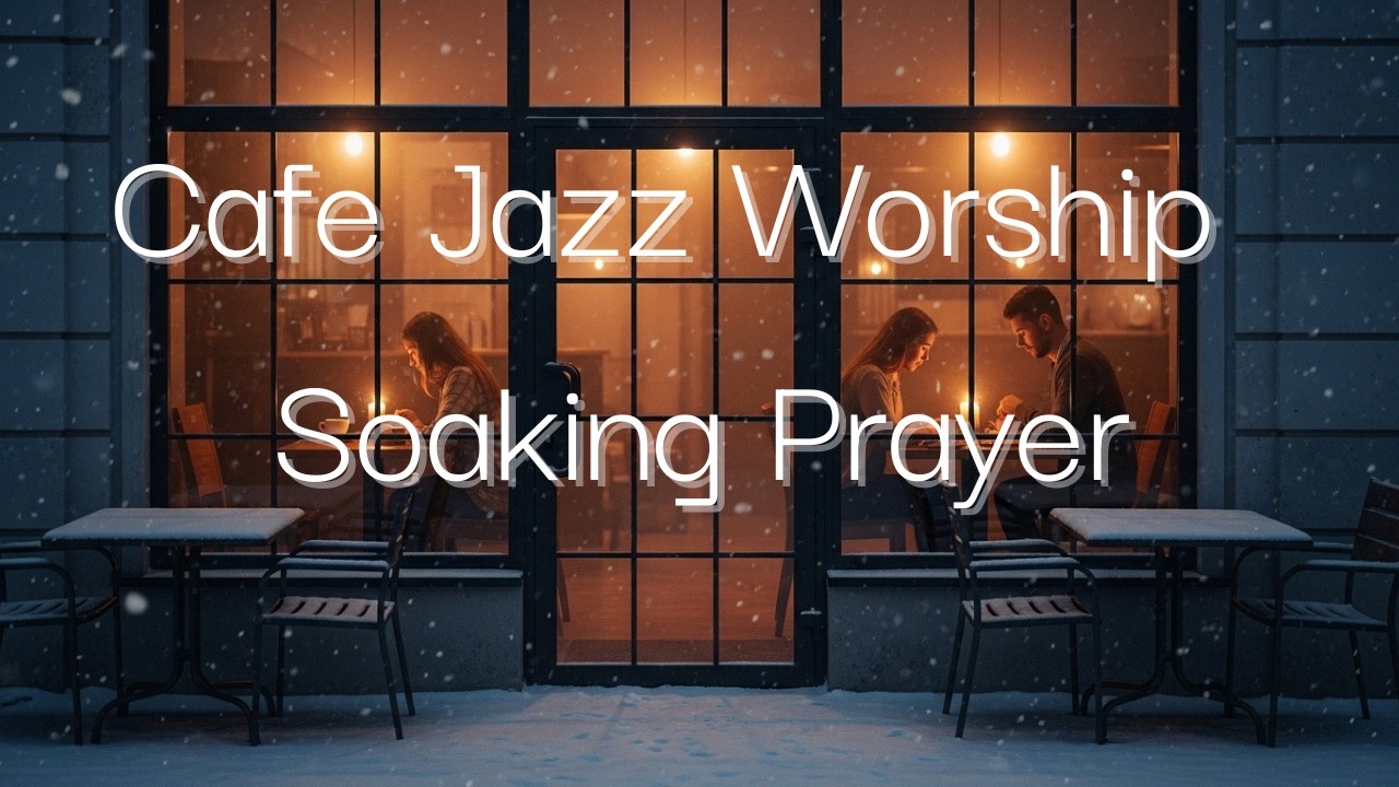 Proverbs Sung (KJV) | Christian Jazz Café • Snowy Night Prayer (1 Hour Soaking Worship)