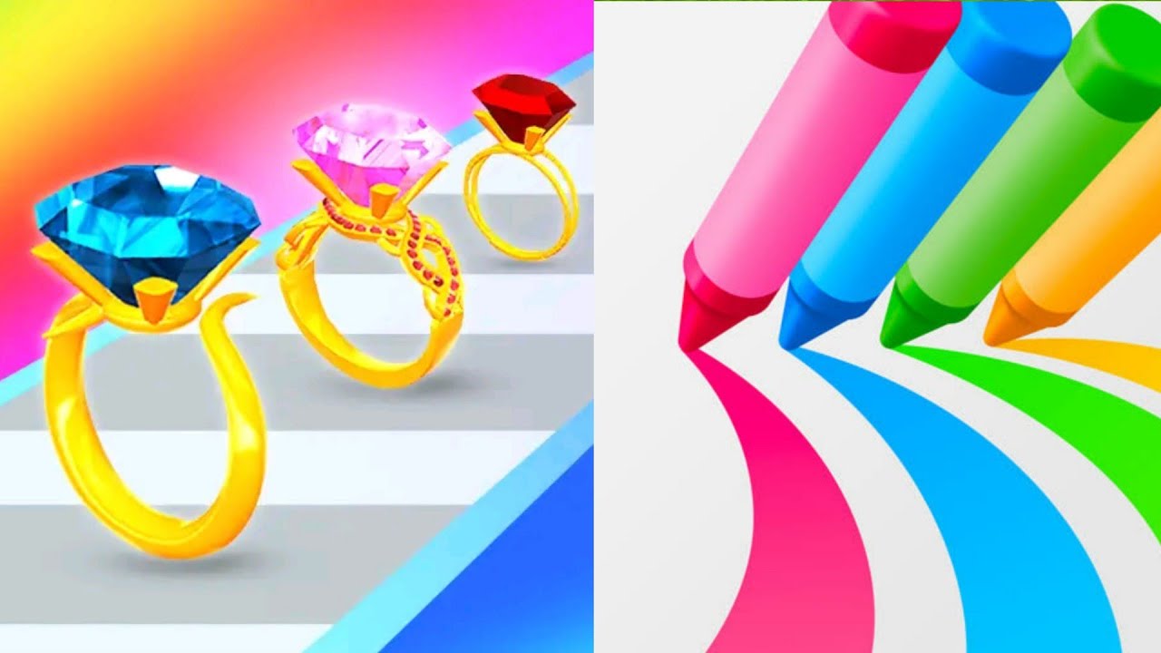 Gem stack vs Pencil rush 3D 