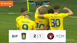 BRØNDBY VS MIDTJYLLAND 2-1 HIGHLIGHT