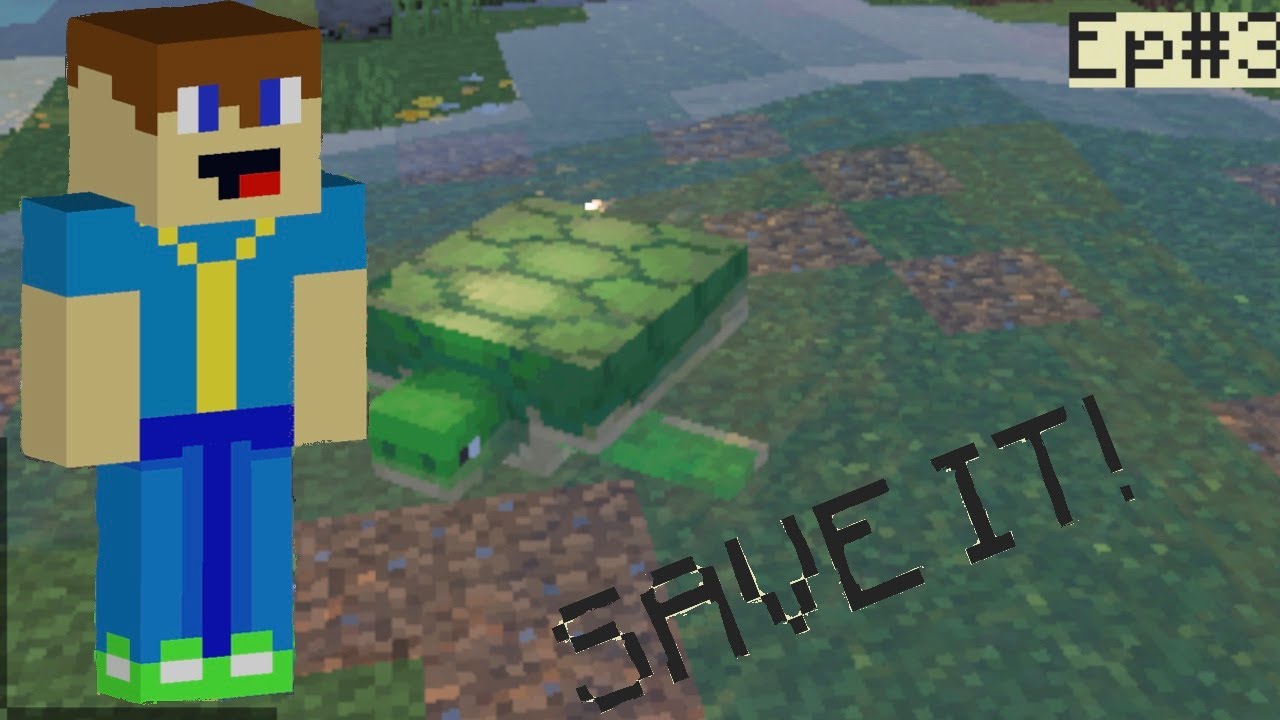 SAVE THE TURTLE! | Minecraft Hardcore Ep#3