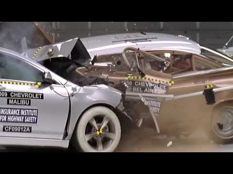 1959 Chevrolet Bel Air Vs. 2009 Chevrolet Malibu IIHS Crash Test