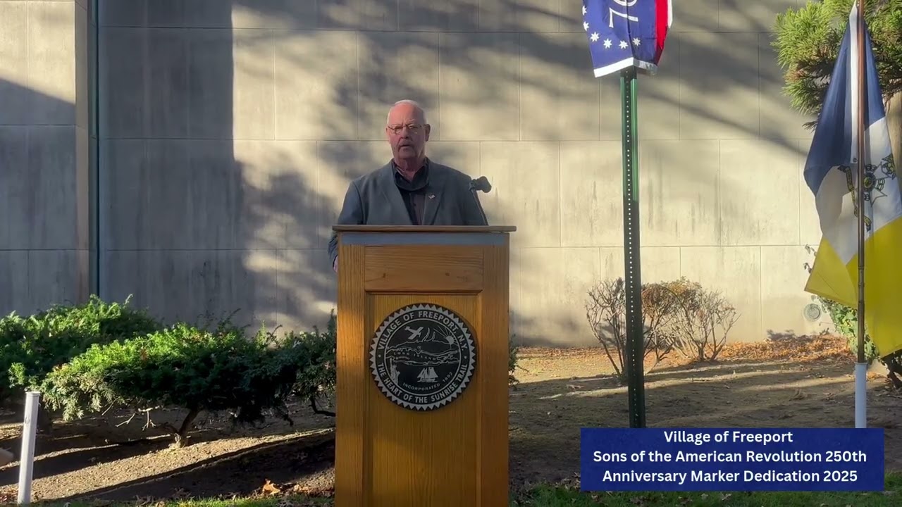 Sons of the American Revolution 250th Anniversary Marker Dedication 2025