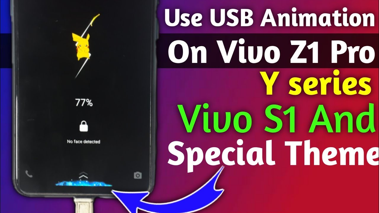 USB Animation On Vivo Z1 Pro & Vivo S1🥰 | Use Funtouch Os 11 Theme,Oxygen Os 11 Theme  On Vivo Phone
