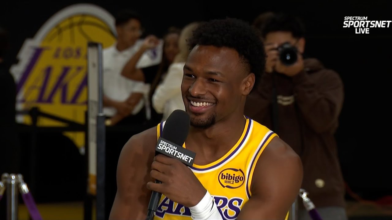 Интервью с Бронни Джеймсом на пресс-дне «Лейкерс» в 2025 году | 29 сентября 2025 г.