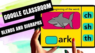 Blends and Digraphs Activities Practice Games Google Classroom // CrazyCharizma