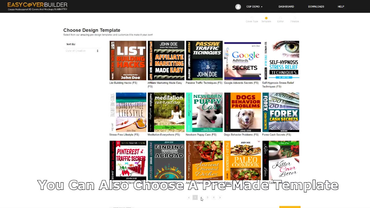 Easy Cover Builder Demo & Review