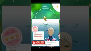 Catch pokemon shundo weedle cp 286 in the wild