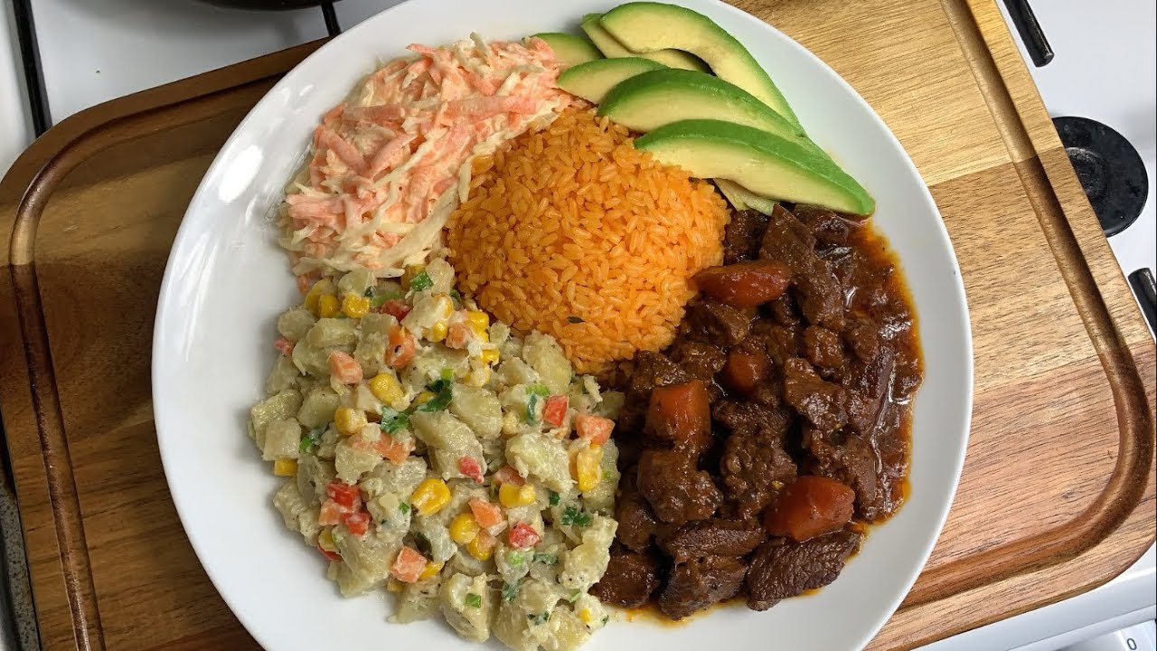 LET’S COOK WITH ME || STEW LAMB | COLESLAW | BANANA SALAD ||TERRI-ANN’S KITCHEN