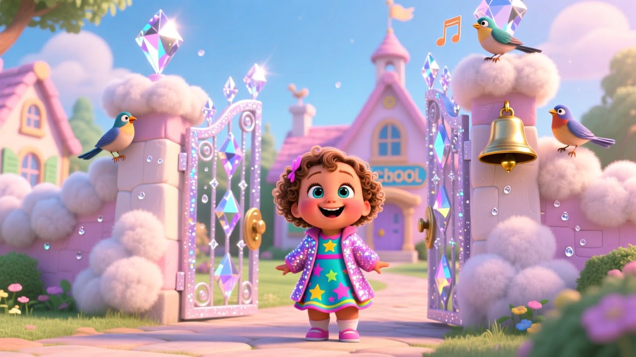 Morning School BellFun 🔔🏫 Fun Kids Song | Learn School & Routines