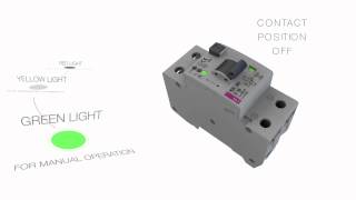 RCBO KZS 2M 2p EDI with LED status signalisation
