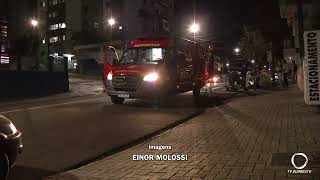 Acidente deixa duas pessoas feridas na noite desta...