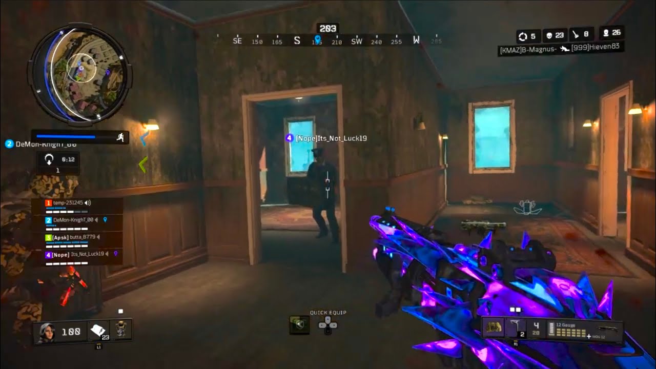 Call of Duty Black Ops 4 Galaxy MOG shotgun Gameplay