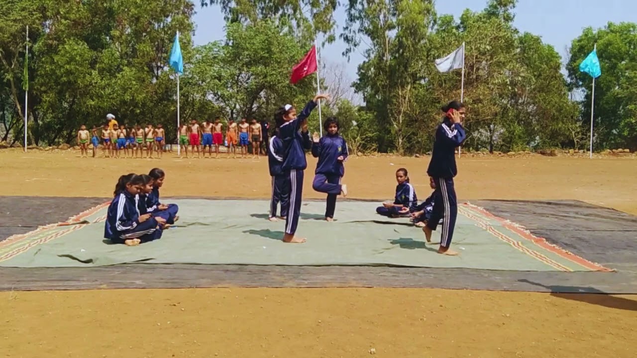 SCOUTS & GUIDES SKIT-Annual Sports Closing Ceremony 2025_Narake's Panhala Public School & Jr.College