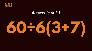95% Get This Simple Math Problem WRONG!
