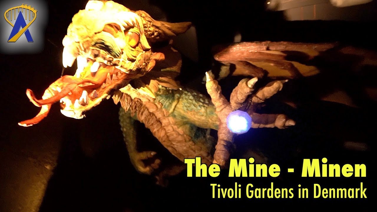 The Mine - Minen low-light POV at Tivoli in Copenhagen, Denmark