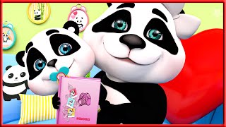  Mommy Finger  Finger Family Song  Cartoon for Kids  Baby Panda  Nursery Rhymes, daddy finger.