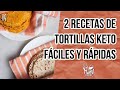 🌮 KETO TORTILLAS DE 2 FORMAS | TORTILLAS LOW CARB DE HARINA DE COCO Y DE ALMENDRA | Manu Echeverri