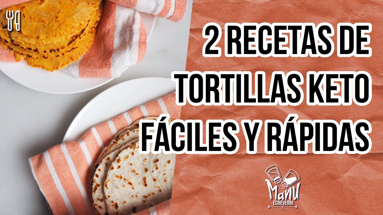 🌮 KETO TORTILLAS DE 2 FORMAS TORTILLAS LOW CARB DE HARINA DE COCO Y