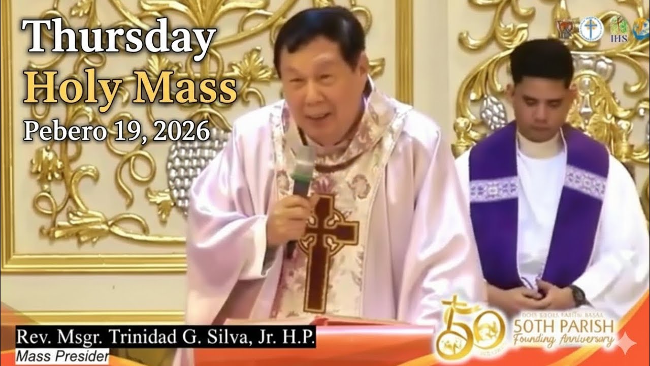 CEBUANO MASS THURSDAY | FEBRUARY 19, 2026