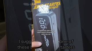 Never get stranded again! Essential car battery jumpstarter #carbattery #battery
