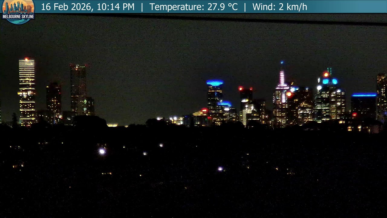 Melbourne Live 🌇 at Sunset on 16 Feb 2026