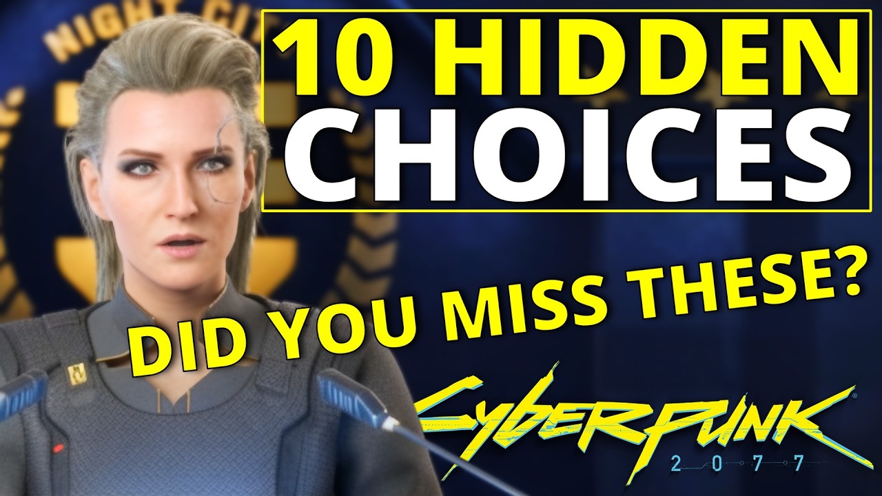 10 More Hidden Choices you didn't know you had in Cyberpunk 2077