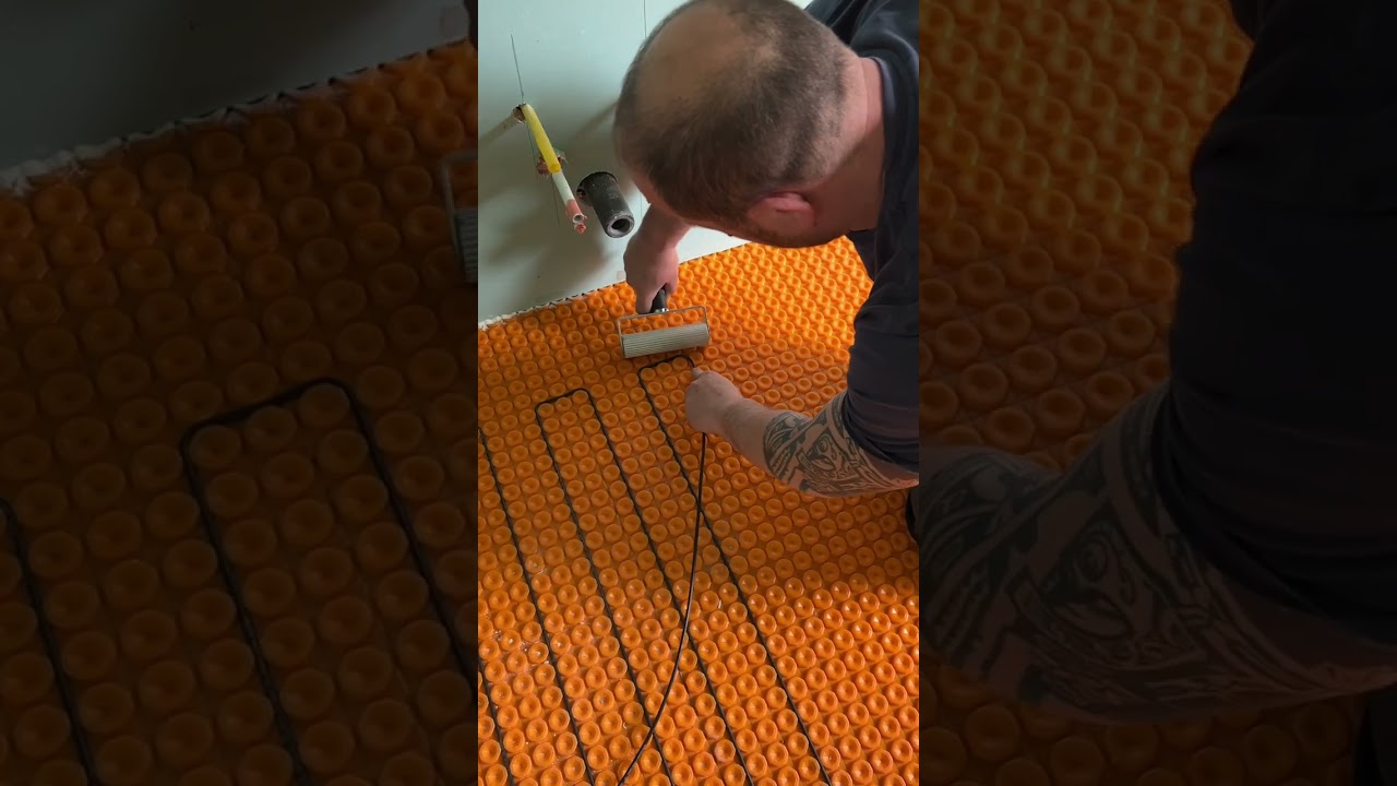 Réaliser un sol chauffant électrique en rénovation avec Schlüter-DITRA-HEAT