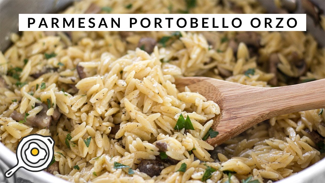 Garlic Parmesan Orzo Pasta - [VIDEO] The Recipe Rebel