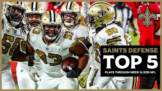 Saints Highlights: Top 5 Defensive Plays through Week 10 | 2020 NFL