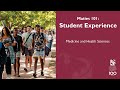 Medicine and health sciences faculty maties 101 student experience