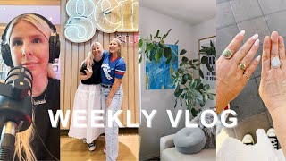 WEEKLY VLOG: self-care at Whole Foods, silversmithing class and podcasting!