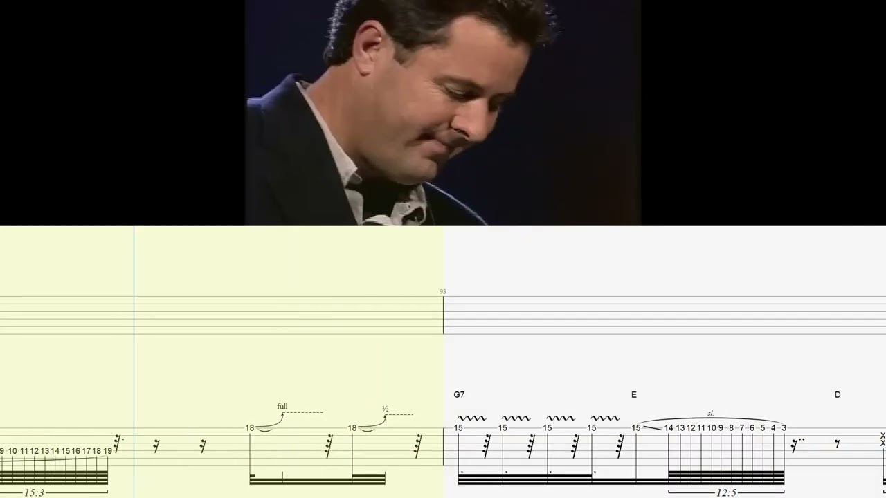 Brent Mason TAB - Don't Try This at Home (live with Vince Gill #tabs)