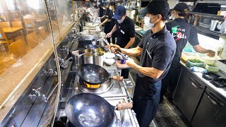 Amazing Wok Skills in the Kitchen! Fried Rice by the Pro Chefs! Awesome Chinese Restaurant in Japan