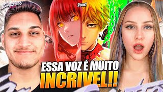 2 EM 1 Makima A Peste | Isis Vasconcellos & Anny - Luxúria (Denji) - REACT EM CASAL