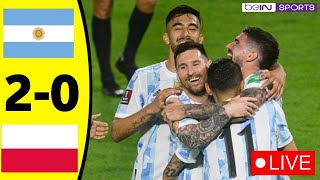 🔴Sedang Berlangsung Malam Ini Argentina vs Poland ❗Comeback Goal Messi Bawa Argentina Juara Group C
