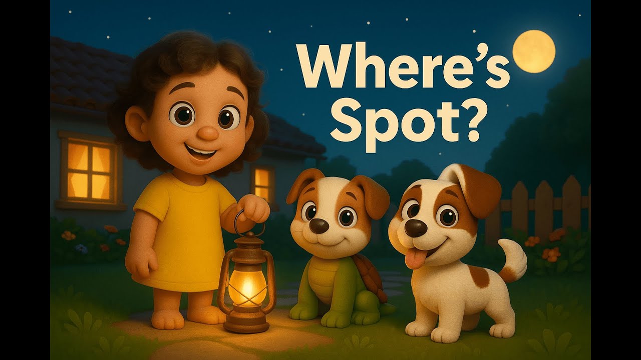 Where’s Spot? | Fun Story for Kids to Learn Places & Objects! 🐶🏠🔍