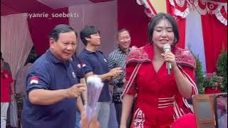 Prabowo & Via Vallen :  PAMER BOJO  , Mayor Teddy & penonton pun Joget Gemoy