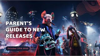 Parent's Guide to New Releases 10/27/20