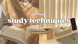 Study Smarter, Not Harder  ☕ | Academic Success * ˚ ✦