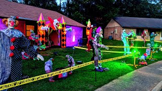 SPIRIT HALLOWEEN ANIMATRONICS | Decorating Our Yard For Halloween
