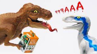 ДИНОЗАВРЫ из коробки! СВИТ БОКС JURASSIC WORLD SWEET BOX вся коллекция