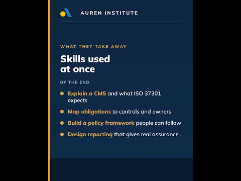 Compliance management ISO 37301