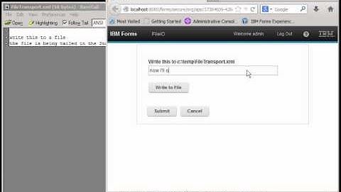 Forms Experience Builder writing data to a file