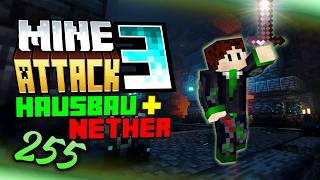 Heute wird mein HAUS gebaut + NETHERERÖFFNUNG! : Minecraft Mineattack III [255] - Rikuru Live