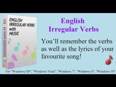 &rsquo;English Irregular Verbs with Music’ - computer program based on JAZZ CHANTS ideas